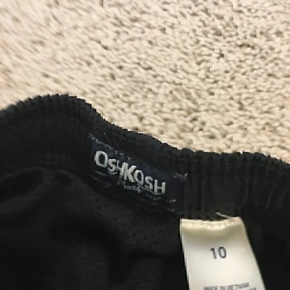 Boys size 10 black Osh Kosh athletic pants